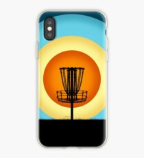 Vinilo o funda para iPhone Cesta de golf colorida del disco