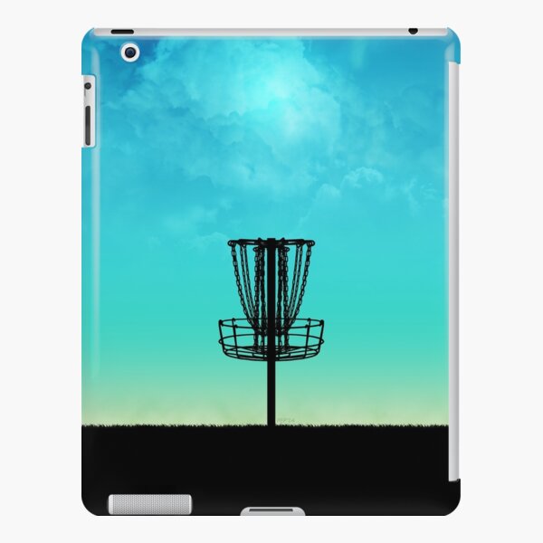 Disc Golf Basket Silhouette iPad Snap Case