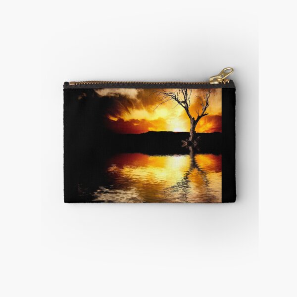 Item preview, Dramatic sunset over calm lake designed and sold by rolffimages.