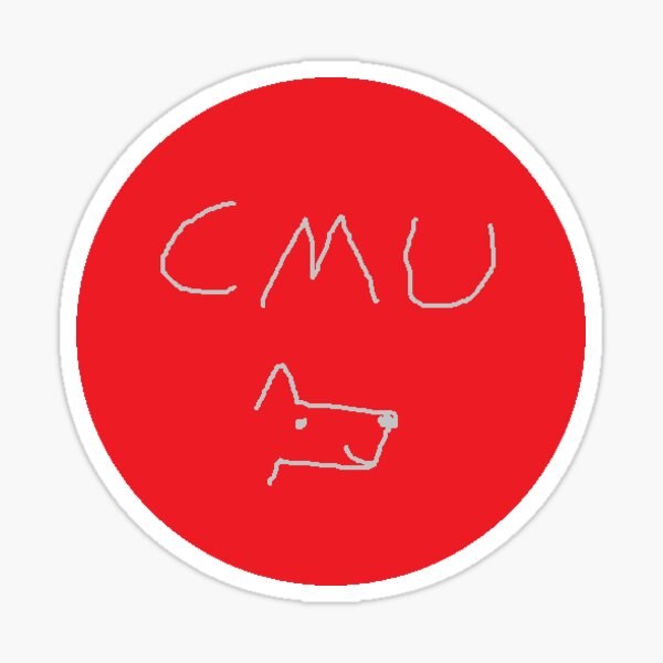 Artikel-Vorschau von Erstaunlicher CMU Aufkleber, designt und verkauft von butch-sappho.