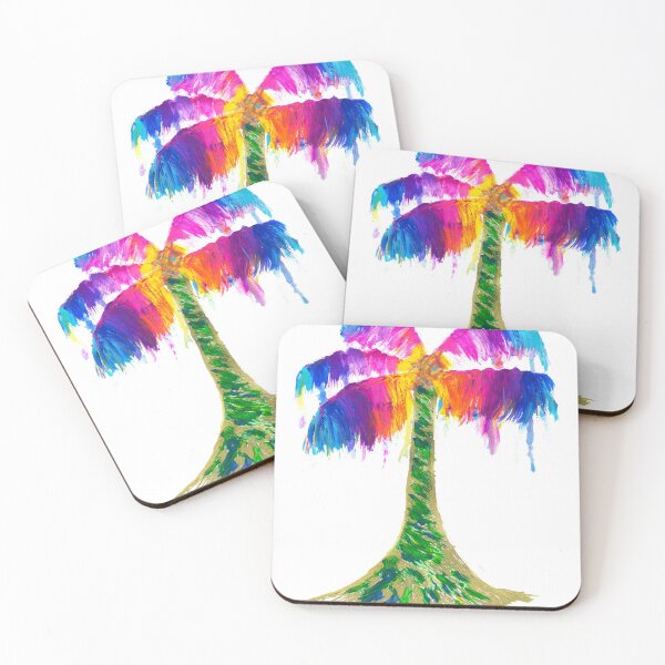 Item preview, Rainbow Tropical Palm Tree designed and sold by Daydreamer Alley.