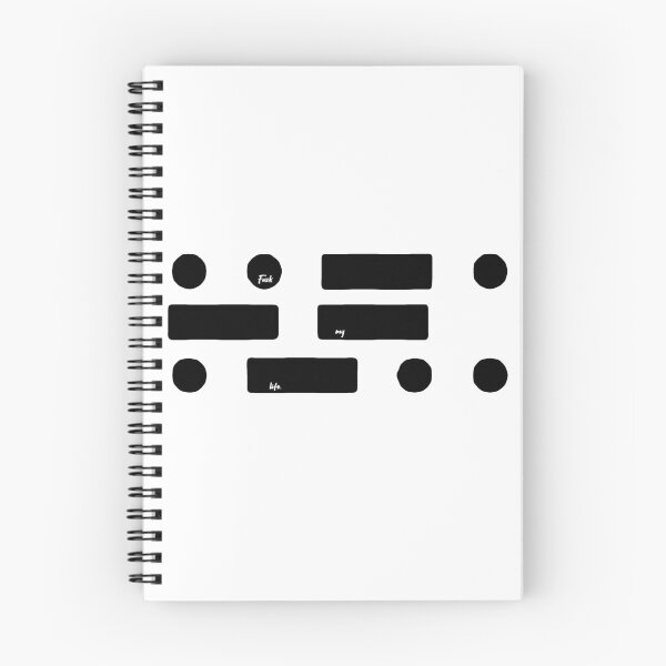 Item preview, FML in Morse Code.  designed and sold by KBwiththeTees.