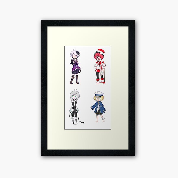 Chibi Meme Squad Framed Art Print