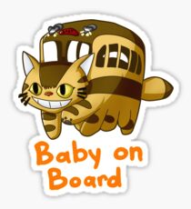 Catbus- Baby on Board Sticker