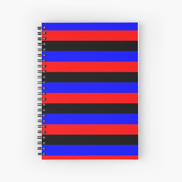 Poly Stripes Spiral Notebook