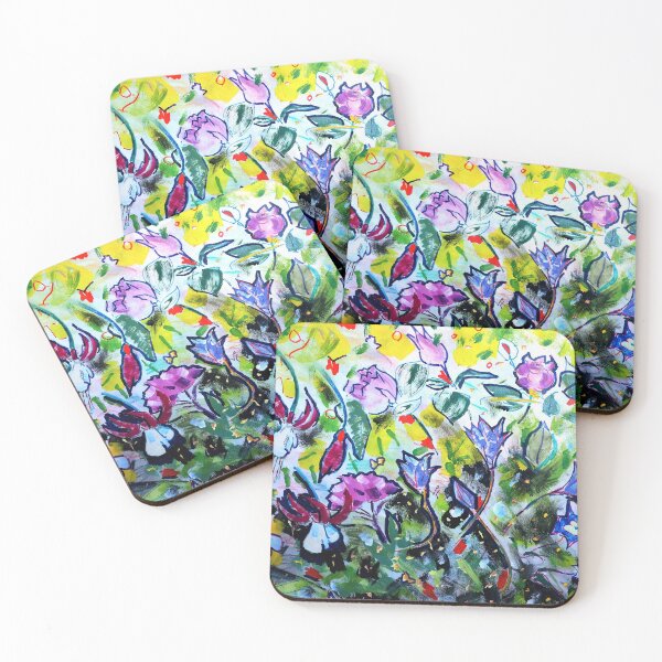 Item preview, Summer flowers painting roses hydrangea fuscia lobelia designed and sold by MikeJory.
