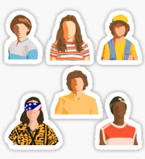 Minimal Stranger Things Sticker Pack Sticker
