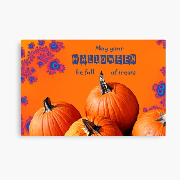 Halloween Card 2010 Canvas Print