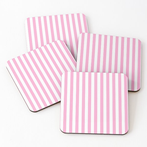 Item preview, Basic Vertical Stripes - Pastel Pink & White designed and sold by TheFrostedDonut.