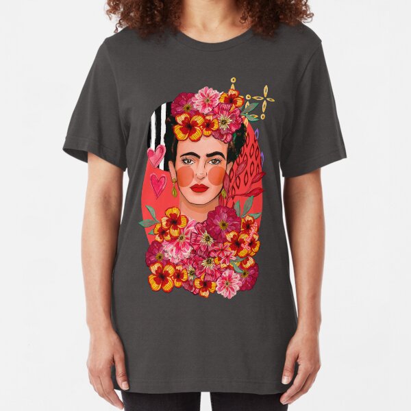 Frida Bouquet Slim Fit T-Shirt