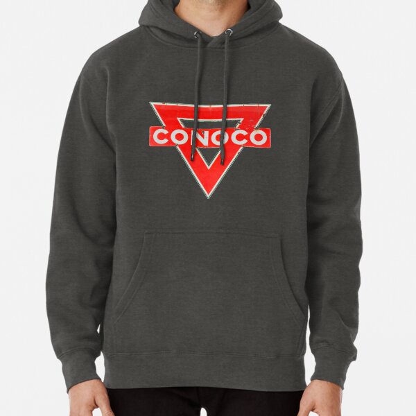 CONOCO gasoline vintage sign rusted version Pullover Hoodie