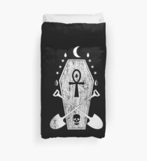 Awesome Punk Rock Grave Digger Creepy Duvet Cover