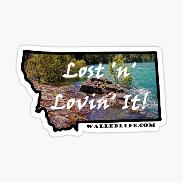 Montana Lower Flathead River Sticker