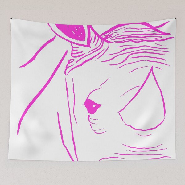 Item preview, Face of a Rhino - Pink Palette designed and sold by Niina  Niskanen.