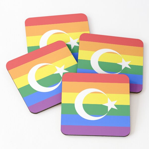 Item preview, Crescent LGBT+ Pride Flag designed and sold by porcupride.