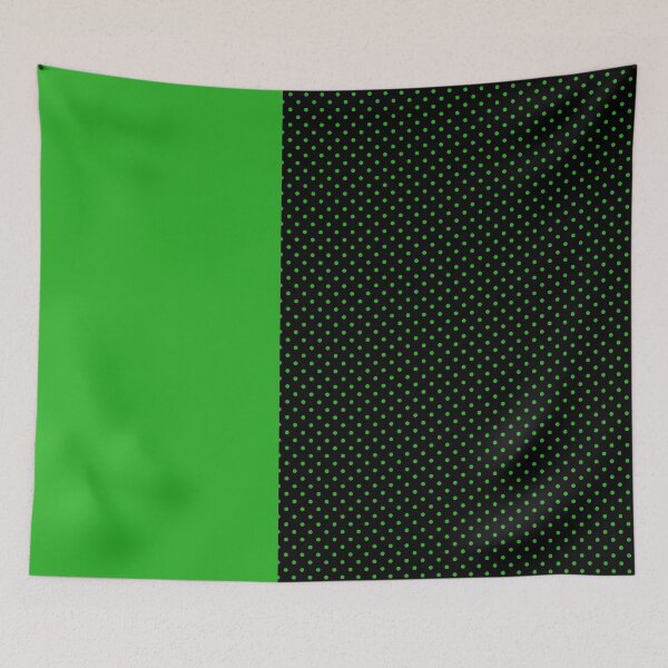 Item preview, Green Dots on Black 2 designed and sold by wordznart.