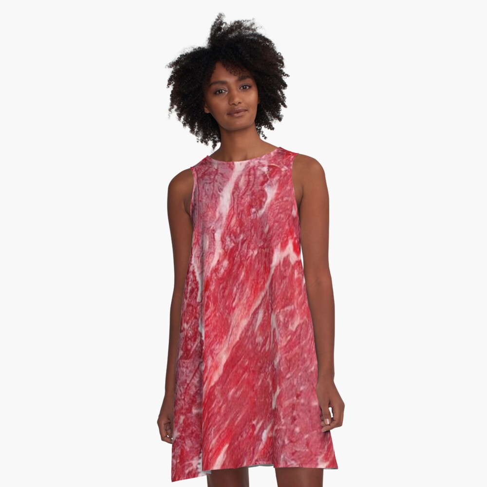 Raw steak A-Line Dress