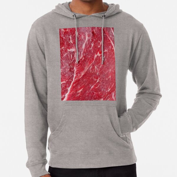raw steak hoodie