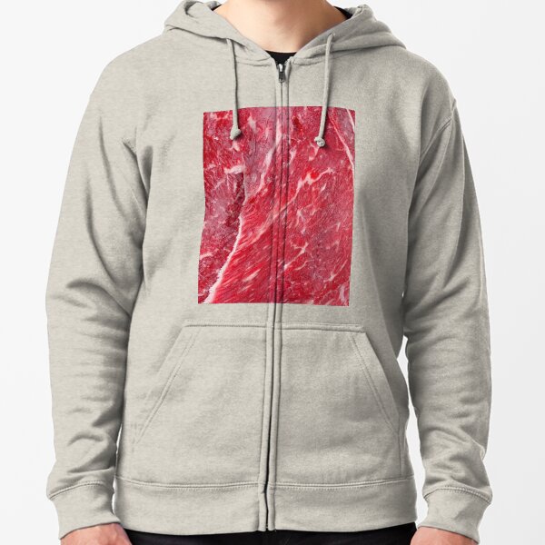 raw steak hoodie