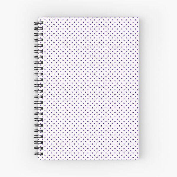 Item preview, Purple Polka Dots on White Pattern  designed and sold by wordznart.