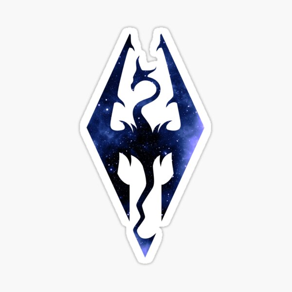 Skyrim Logo Stickers | Redbubble