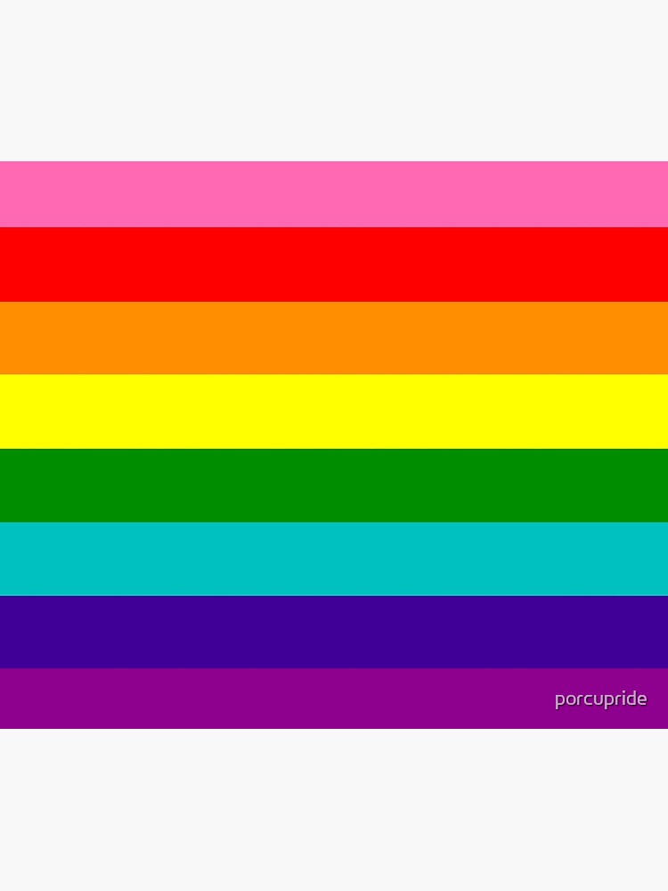 original gay flag color codes