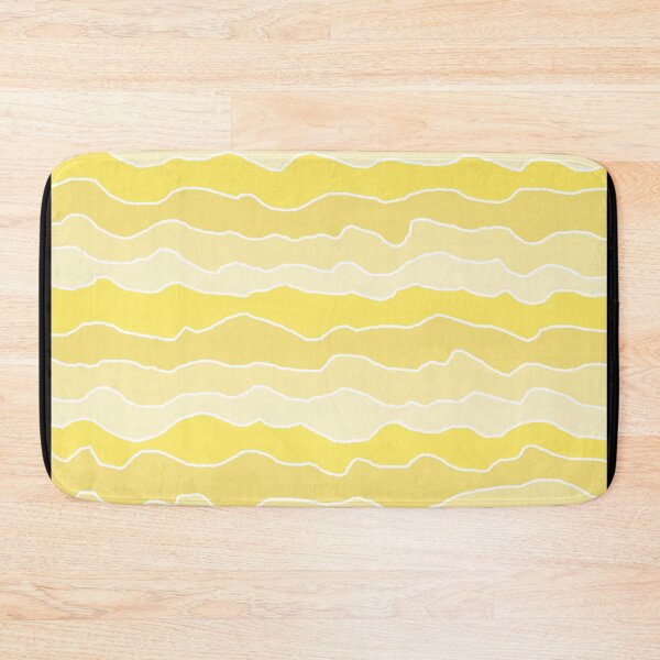Item preview, Four Shades of Yellow with White Squiggly Lines designed and sold by ShelleyYlstArt.