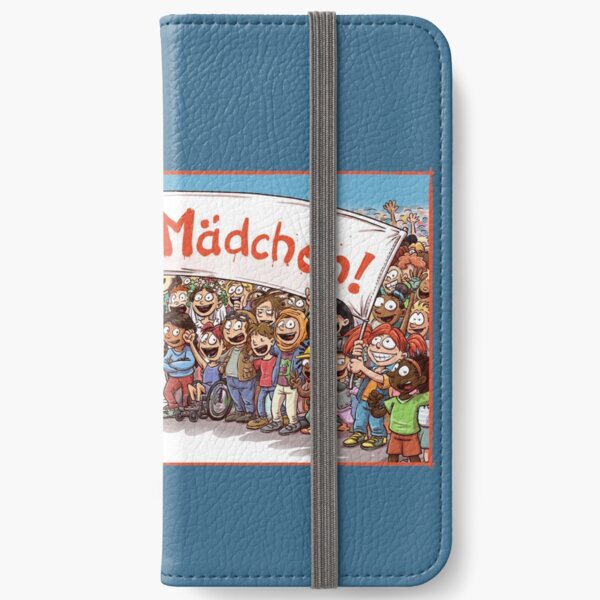 Sei ein Mädchen! iPhone Flip-Case