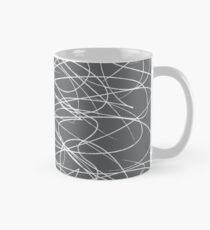 Hand Drawn Scribbles (Charcoal Grey) Classic Mug
