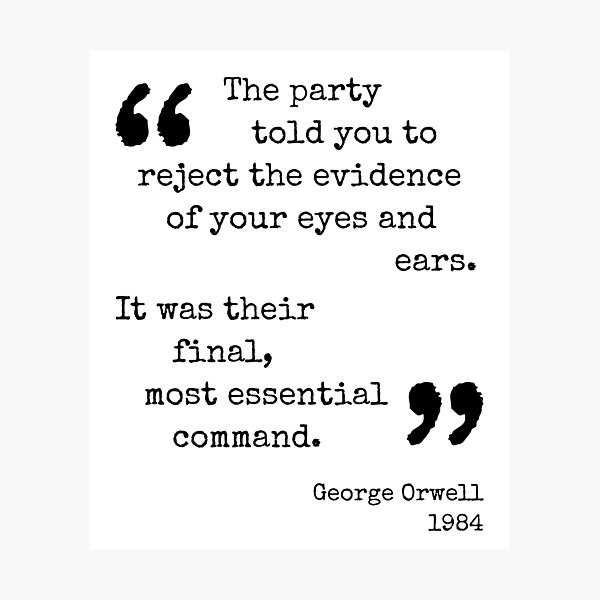 Item preview, George Orwell - 1984 designed and sold by JP Tees.