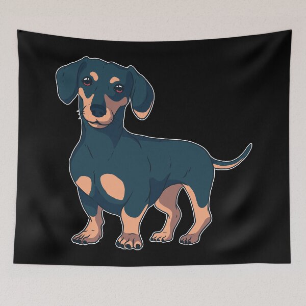 Item preview, Cute Dachshund cartoon designed and sold by emphatic.