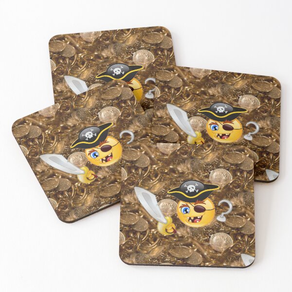 Item preview, pirate emoji designed and sold by Gossip Rag.