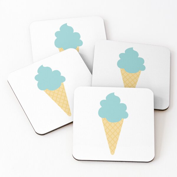 Item preview, ice cream cone waffle summer sun vacation scandinavian children mint designed and sold by eskima.