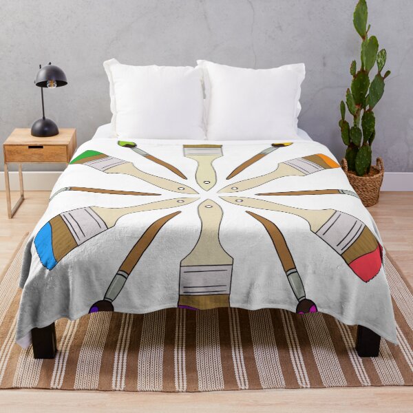 Item preview, Paintbrush Color Wheel designed and sold by thespeckledsink.