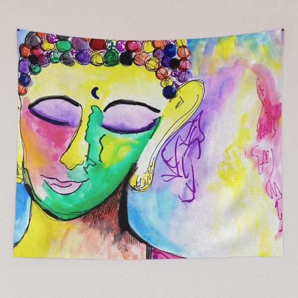 Item preview, Rainbow Buddha designed and sold by Higher Vibe Tribe.