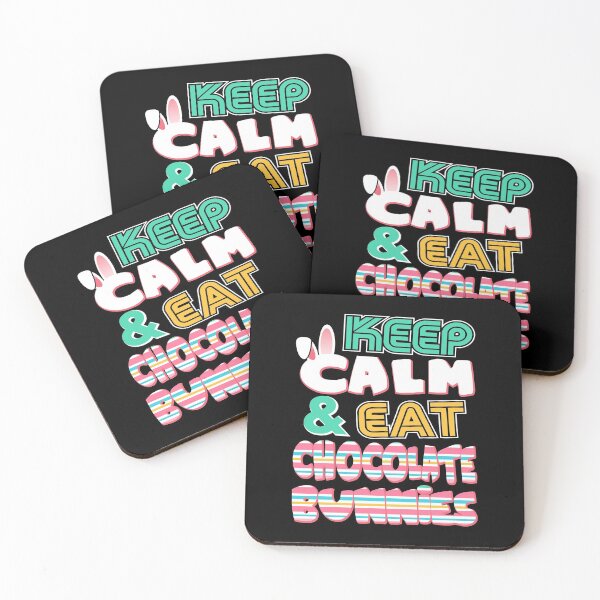 Item preview, Cute Keep Calm & Eat Chocolate Bunnies Easter designed and sold by perfectpresents.