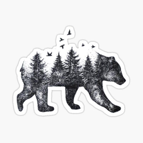 Bear Country Sticker