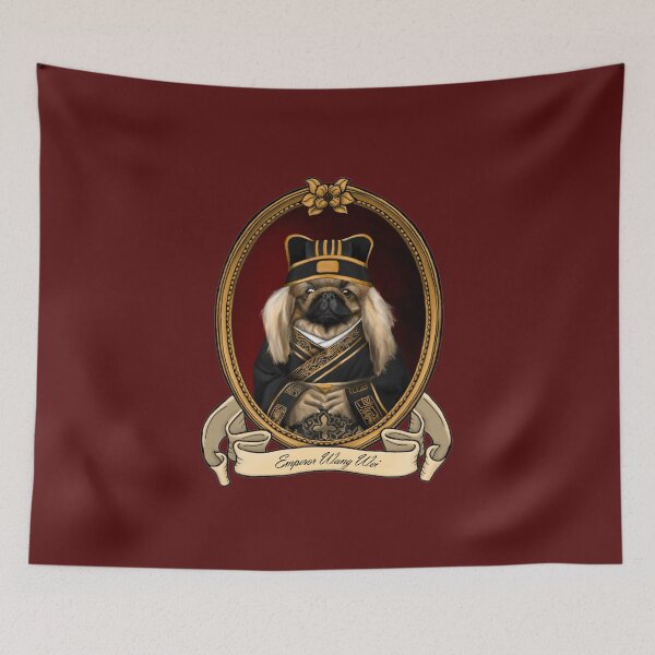 Item preview, Renaissance Dog - Emperor Wang Wei (A Pekingese) designed and sold by JMSArt.