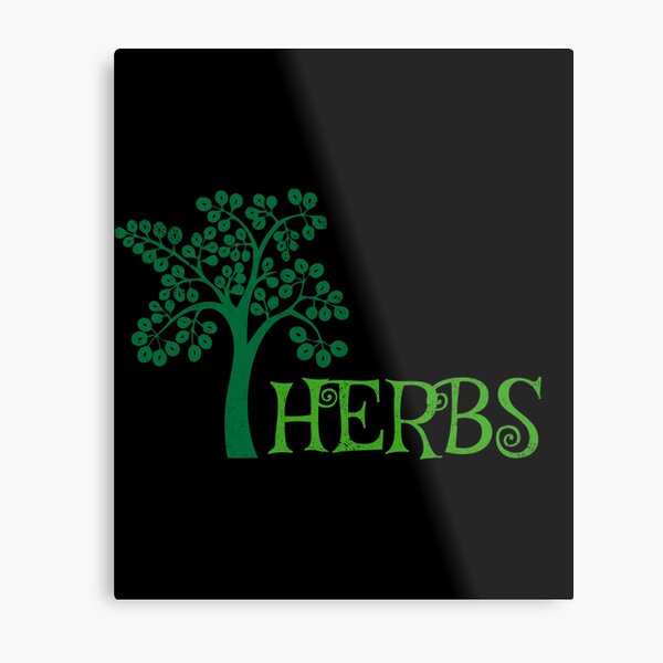Cute Herbs Gardening Weeding Plants Gardener Metal Print