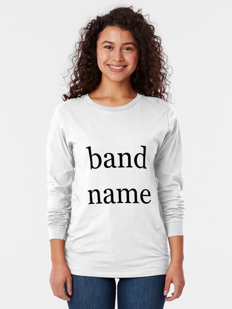 Thumbnail 2 of 5, Long Sleeve T-Shirt, band name designed and sold by annieaesthetic.