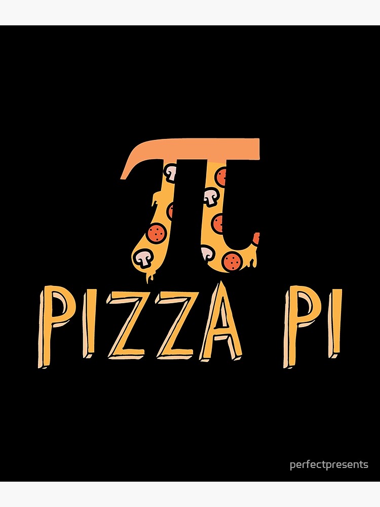 Cute & Funny Pizza Pi Pizza Pie Math Joke Pun T-Shirt
