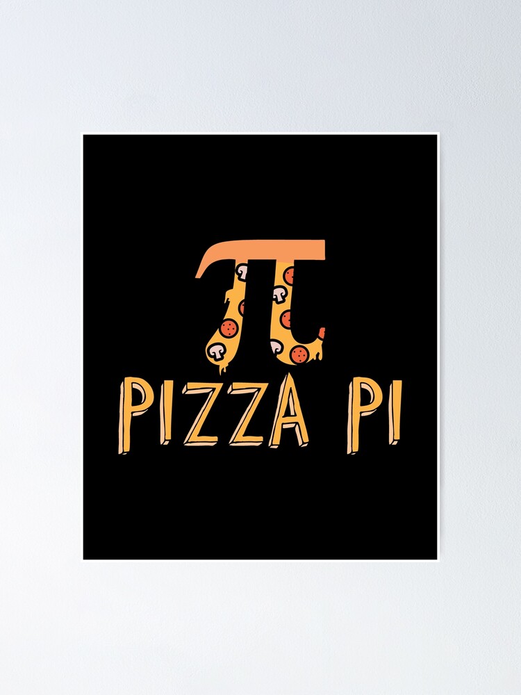 Cute & Funny Pizza Pi Pizza Pie Math Joke Pun T-Shirt