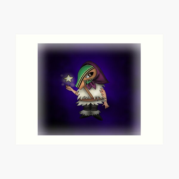 Su Porcu - Traditional Sardinian Mask Art Print