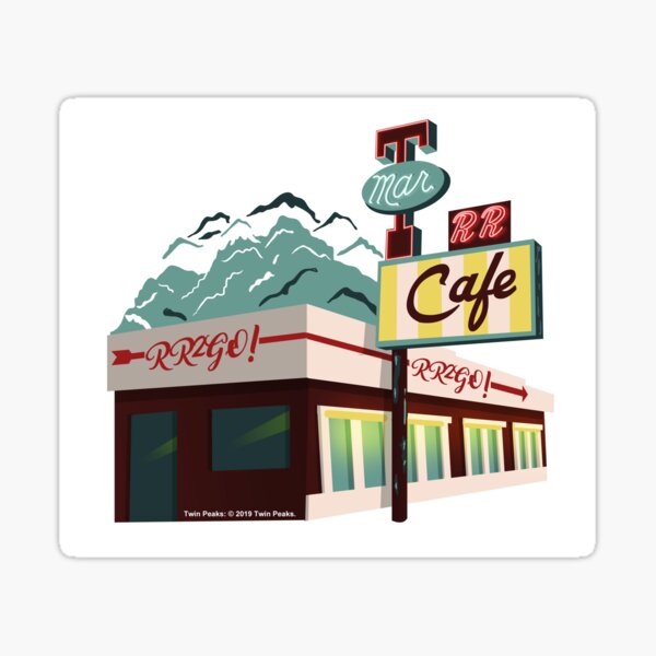 Twin Peaks - RR Diner - RR2GO Sticker