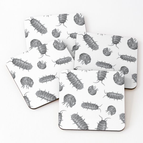 Woodlice Coasters (Set of 4)