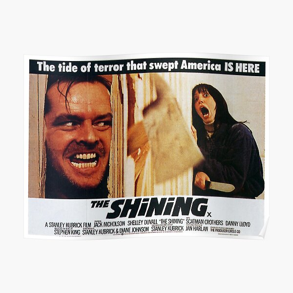 Here's Johnny. The Shining. Film. Movie. Poster