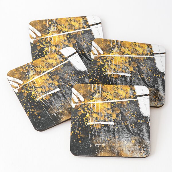 Item preview, Violin music art gold and black #violin #music designed and sold by JBJart.