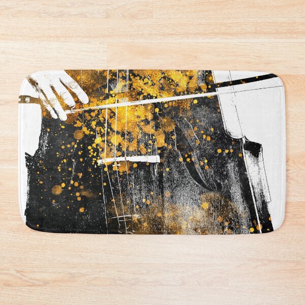Item preview, Violin music art gold and black #violin #music designed and sold by JBJart.