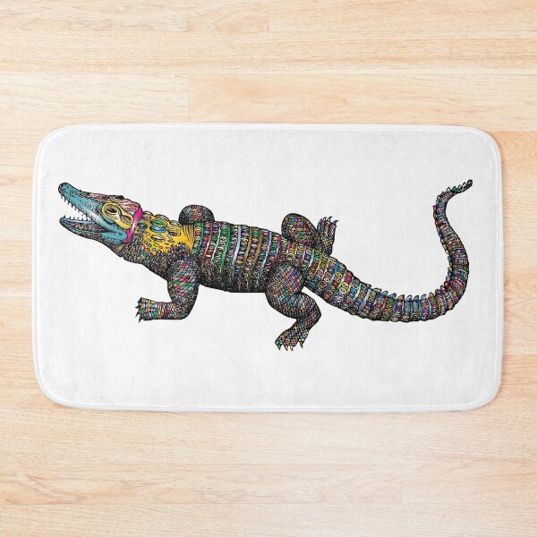 Item preview, Mosaic crocodile designed and sold by rice-shirts.