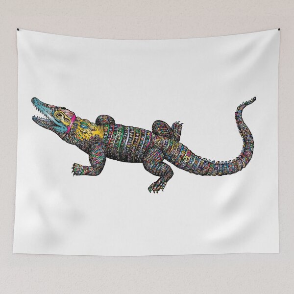 Item preview, Mosaic crocodile designed and sold by rice-shirts.